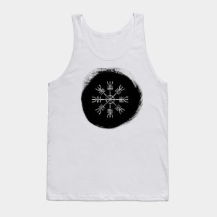 Aegishjalmur | Helm of Awe Icelandic Stave - Viking and Norse art Tank Top